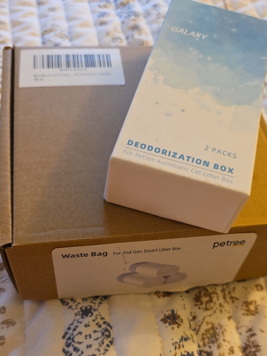 Other - Petree Waste Bag + Galaxy Deodorization Box - White/Blue